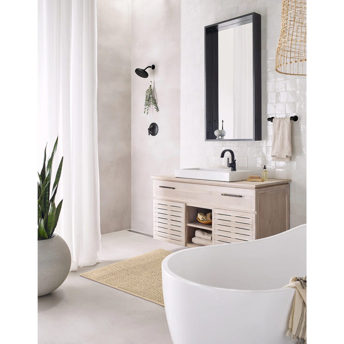 Moen Doux Posi-Temp Shower Only TS2202 in Matte Black (TS2202BL) - view 3