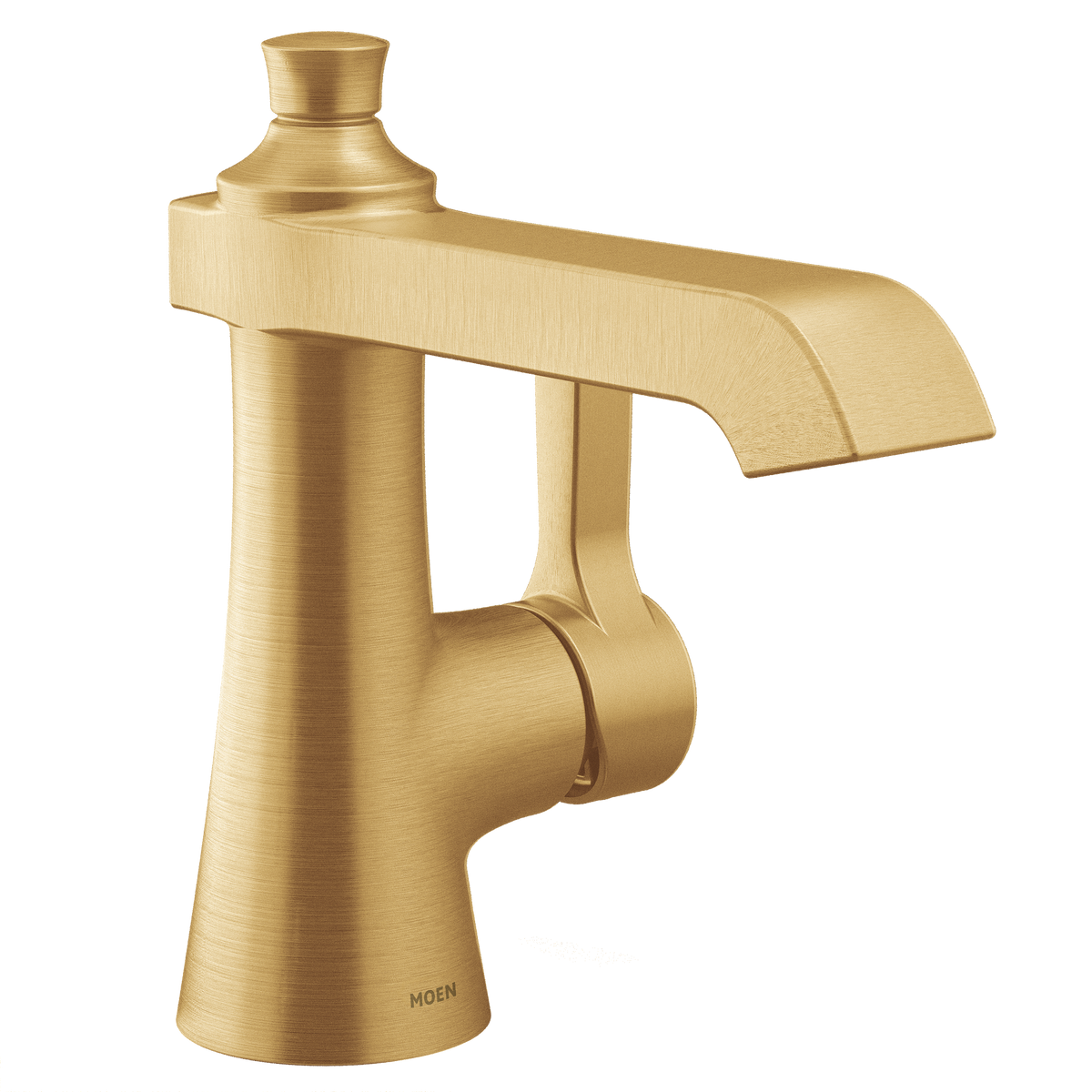 Moen Flara Single-Handle High-Arc Bathroom Faucet S6981 in Brushed Gold (S6981BG)