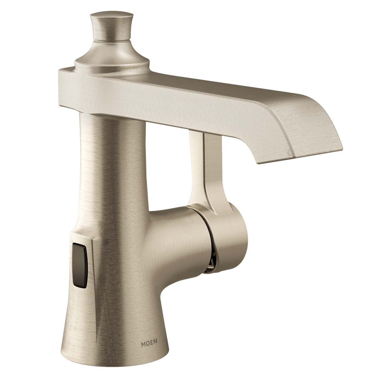 Moen Flara Single-Handle High-Arc Bathroom Faucet S6981EW in Brushed Nickel (S6981EWBN)