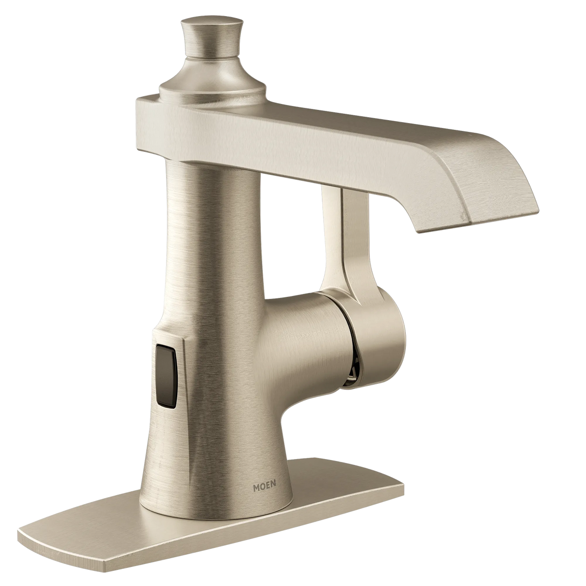 Moen Flara Single-Handle High-Arc Bathroom Faucet S6981EW in Brushed Nickel (S6981EWBN) - view 2