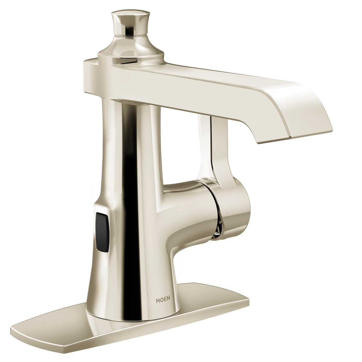 Moen Flara Single-Handle High-Arc Bathroom Faucet S6981EW in Polished Nickel (S6981EWNL) - view 7