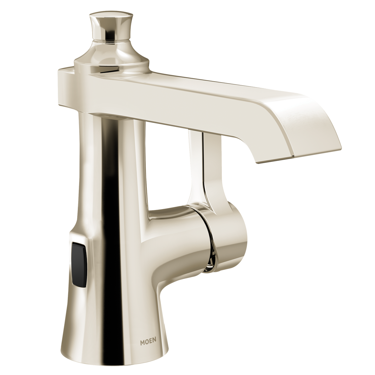 Moen Flara Single-Handle High-Arc Bathroom Faucet S6981EW in Polished Nickel (S6981EWNL)
