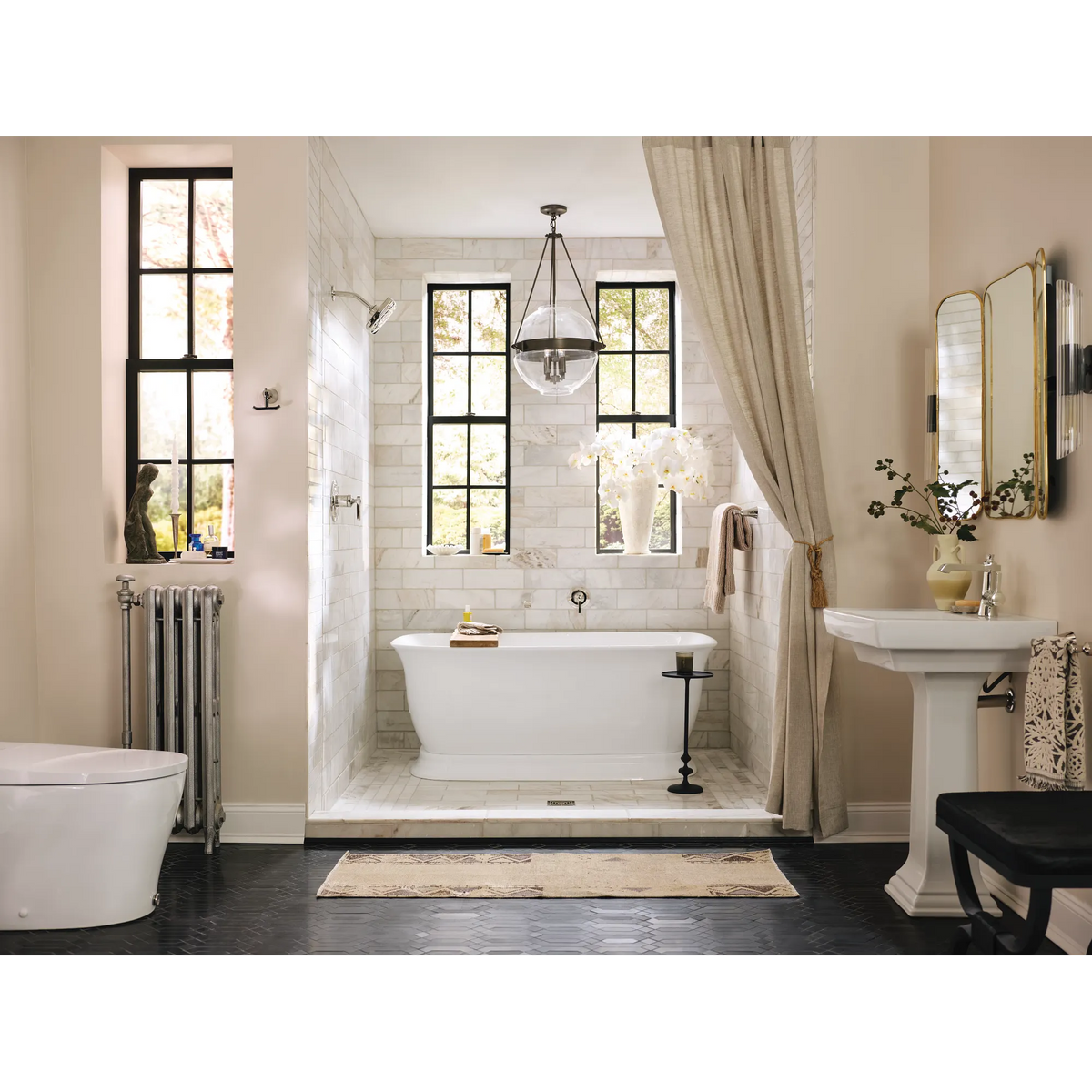 Moen Flara Single-Handle High-Arc Bathroom Faucet S6981EW in Polished Nickel (S6981EWNL) - view 5