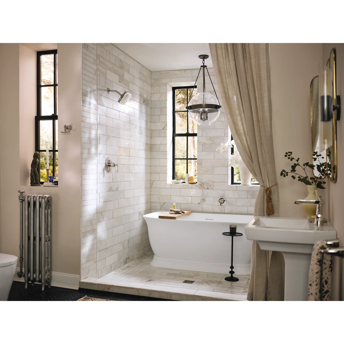 Moen Flara Single-Handle Non-Diverter Wall-Mount Tub Filler WTS921 in Polished Nickel (WTS921NL) - view 10