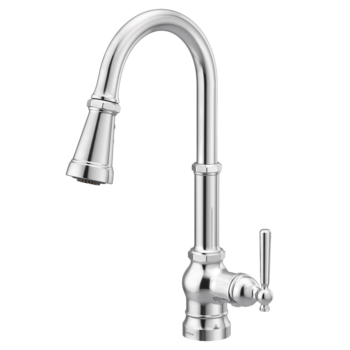 Moen Paterson Single-Handle High-Arc Pulldown Kitchen Faucet S72003 in Chrome (S72003) - view 7