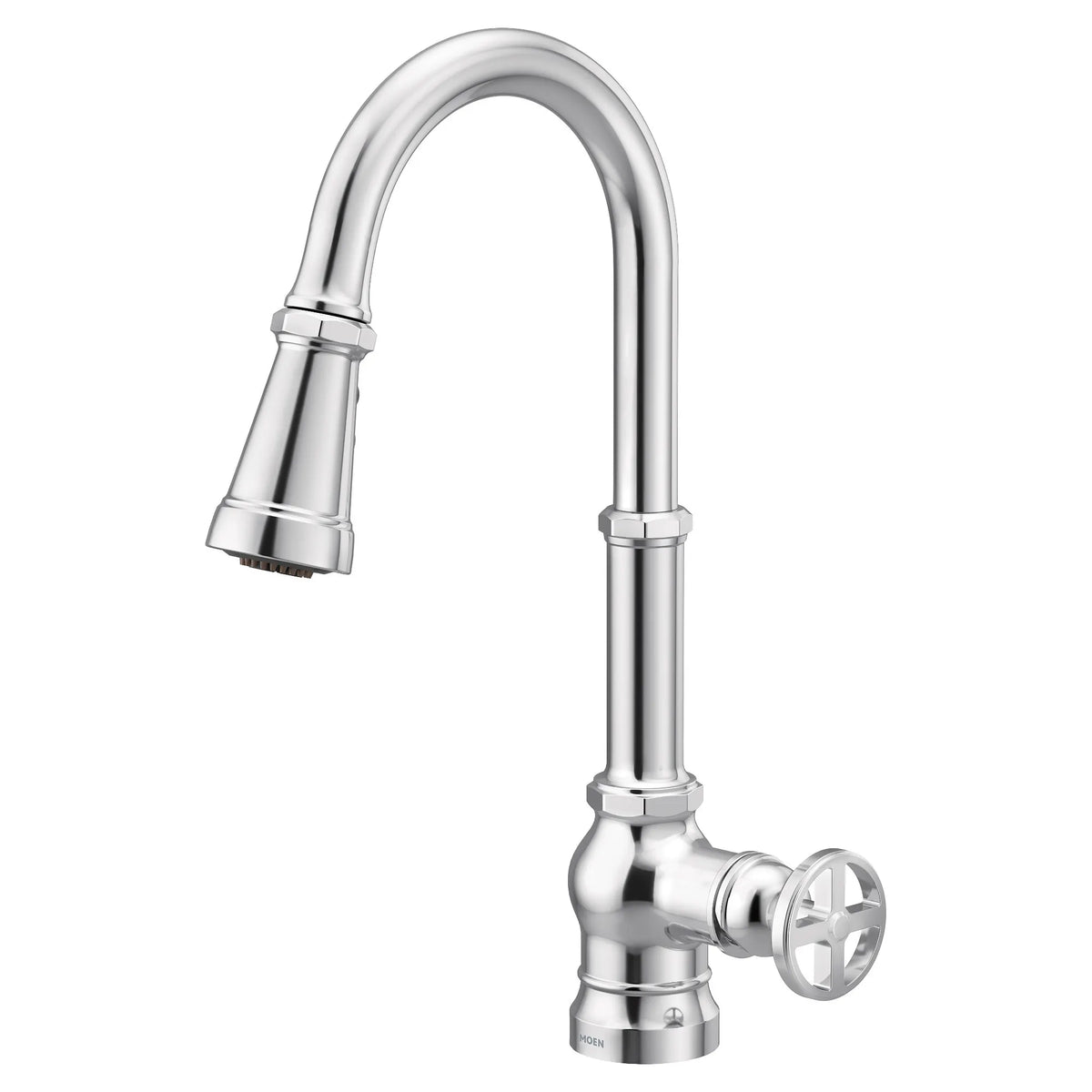 Moen Paterson Single-Handle High-Arc Pulldown Kitchen Faucet S72003 in Chrome (S72003) - view 6