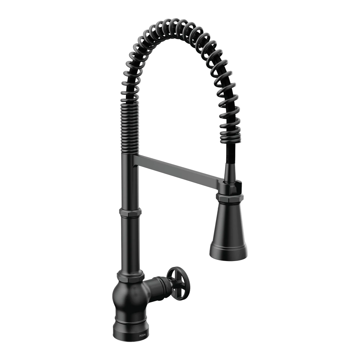Moen Paterson Single-Handle High-Arc Pulldown Kitchen Faucet S72103 in Matte Black (S72103BL) - view 2