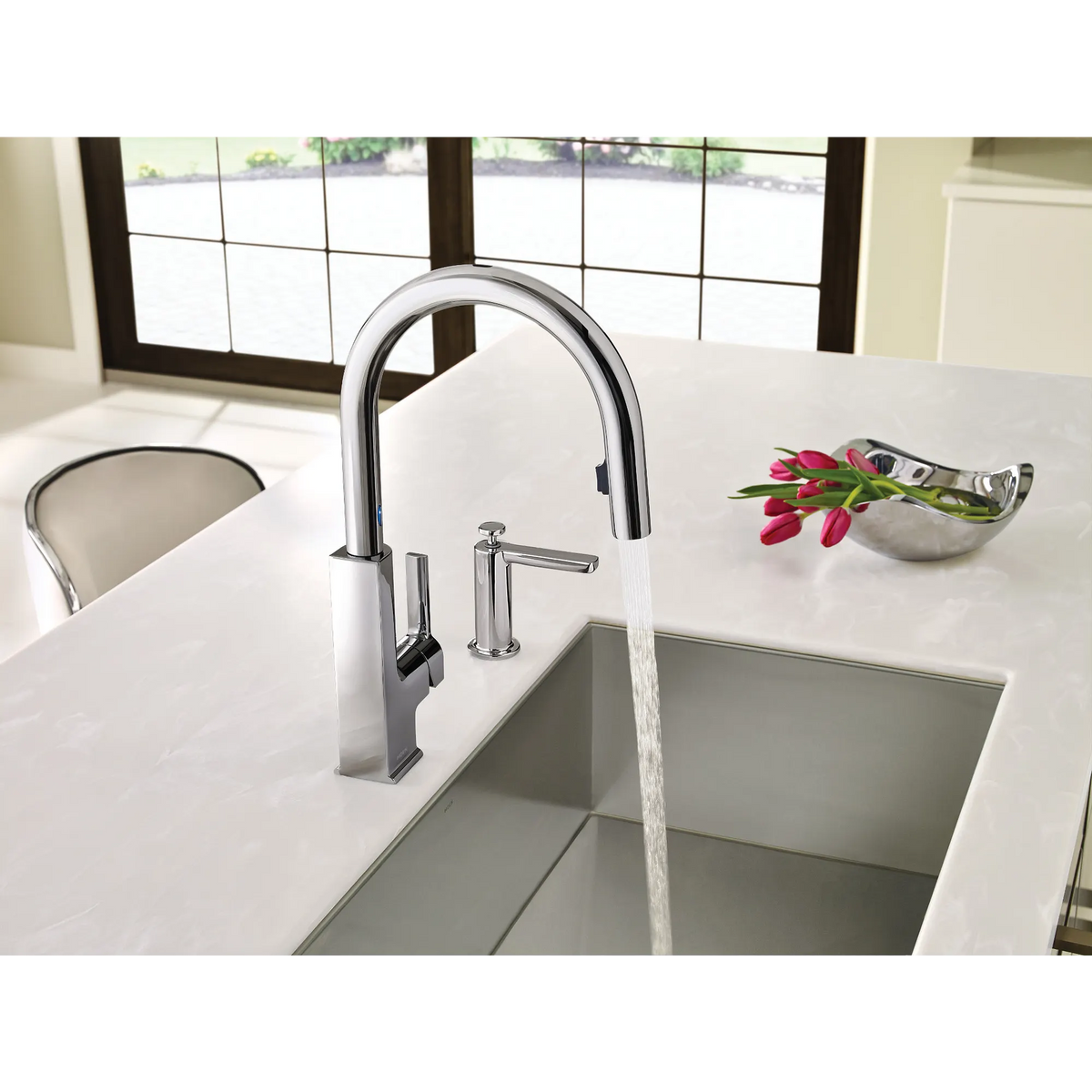 Moen Modern Soap Dispenser S3947 in Chrome (S3947C) - view 2