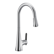 Moen Sinema Single-Handle High-Arc Pulldown Kitchen Faucet S7235 in Chrome (S7235)