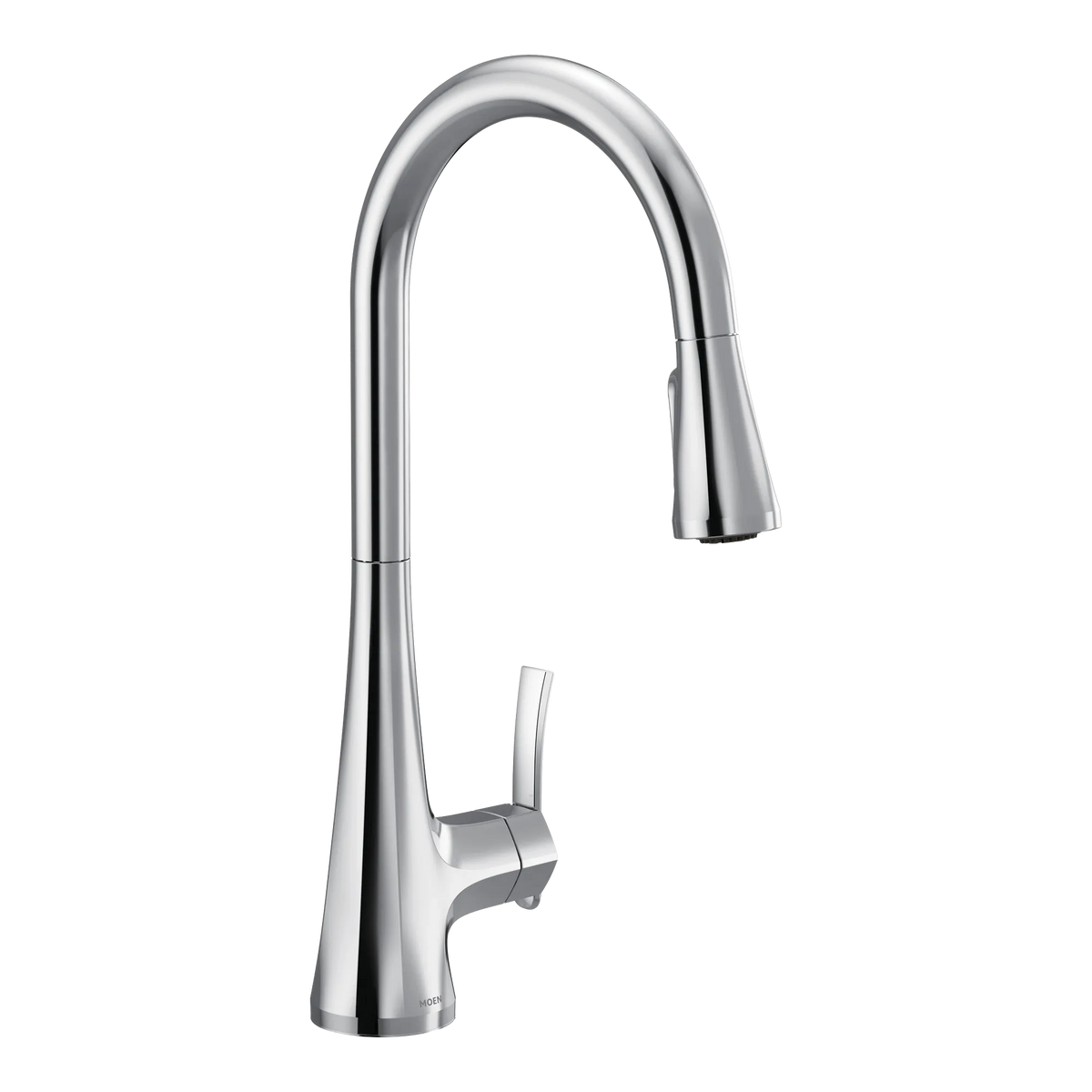 Moen Sinema Single-Handle High-Arc Pulldown Kitchen Faucet S7235 in Chrome (S7235) - view 2