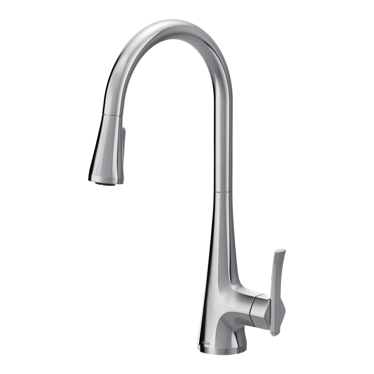 Moen Sinema Single-Handle High-Arc Pulldown Kitchen Faucet S7235 in Chrome (S7235) - view 4