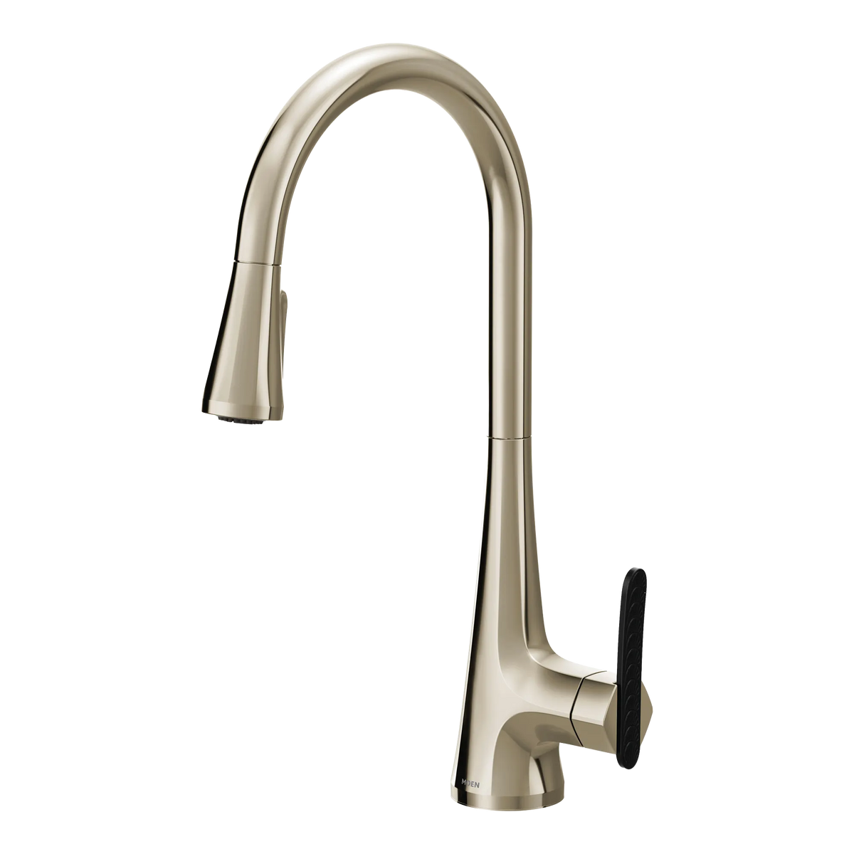 Moen Sinema Single-Handle High-Arc Pulldown Kitchen Faucet S7235 in Polished Nickel (S7235NL) - view 3