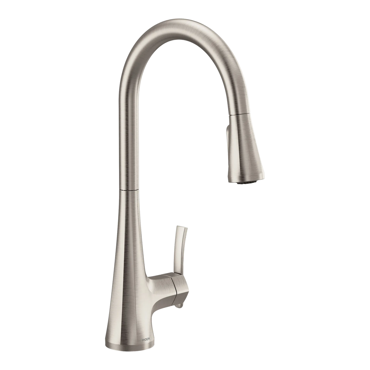 Moen Sinema Single-Handle High-Arc Pulldown Kitchen Faucet S7235 in Spot Resist Stainless (S7235SRS) - view 7