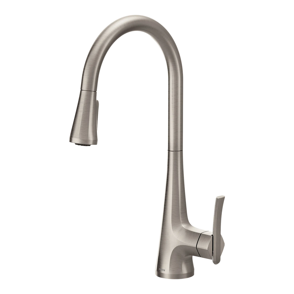 Moen Sinema Single-Handle High-Arc Pulldown Kitchen Faucet S7235 in Spot Resist Stainless (S7235SRS) - view 4