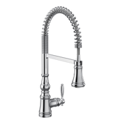 Moen Weymouth Single-Handle High-Arc Pulldown Kitchen Faucet S73104 in Chrome (S73104)