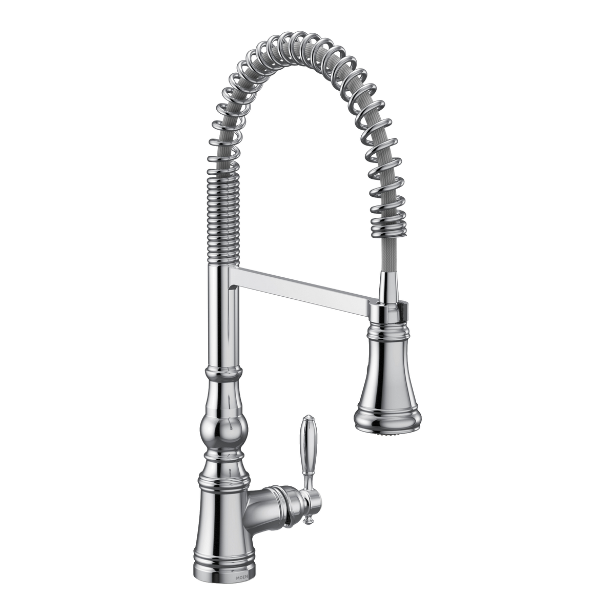 Moen Weymouth Single-Handle High-Arc Pulldown Kitchen Faucet S73104 in Chrome (S73104)