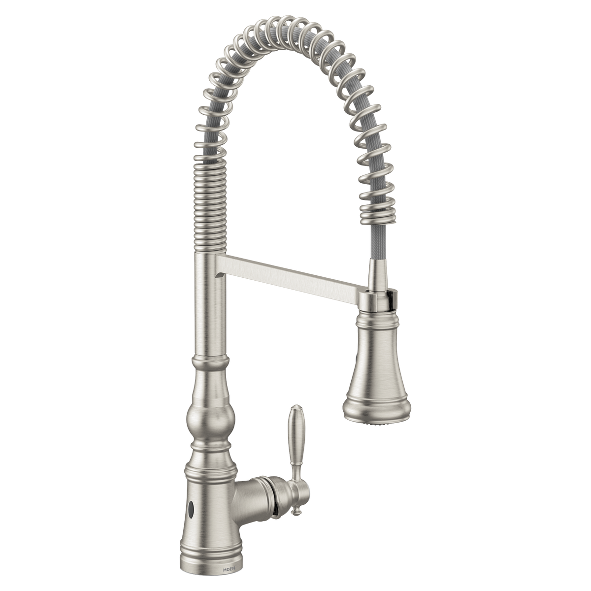 Moen Weymouth MotionSense Wave Single-Handle High-Arc Single-Sensor Pulldown Kitchen Faucet S73104EW in Spot Resist Stainless (S73104EWSRS)
