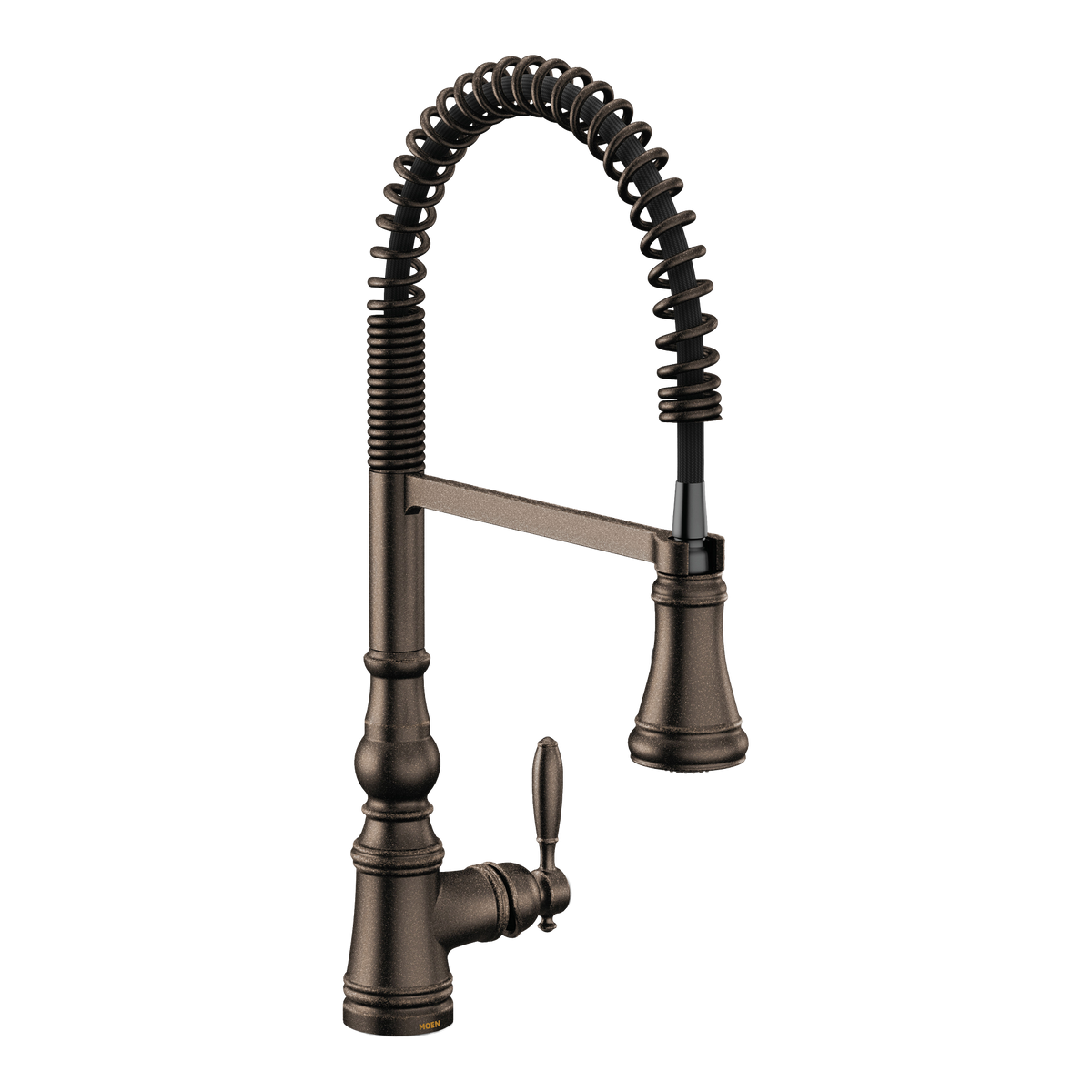 Moen Weymouth Single-Handle High-Arc Pulldown Kitchen Faucet S73104 in Oil Rubbed Bronze (S73104ORB)