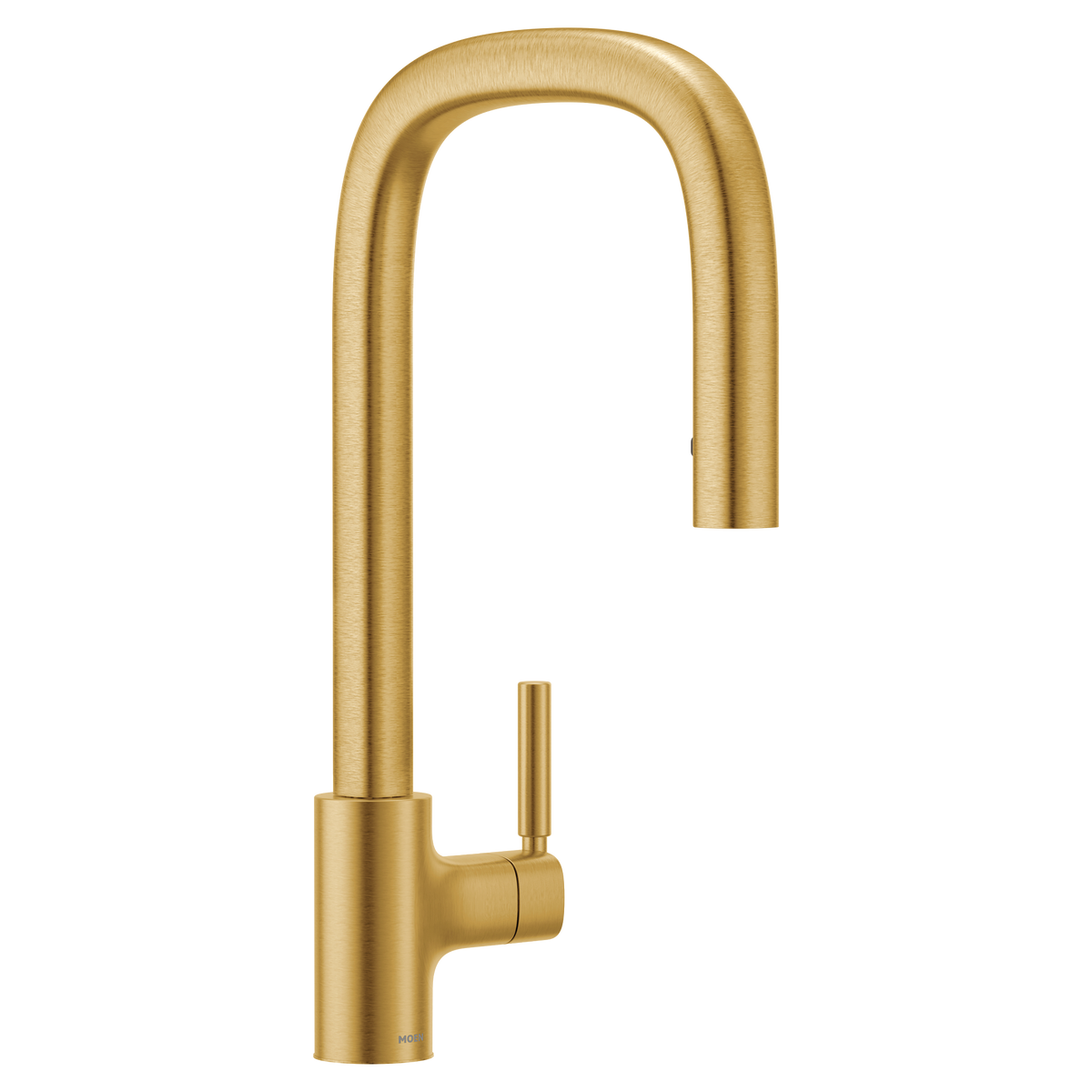 Moen Tenon Single-Handle High-Arc Pulldown Kitchen Faucet S74001 in Brushed Gold (S74001BG)