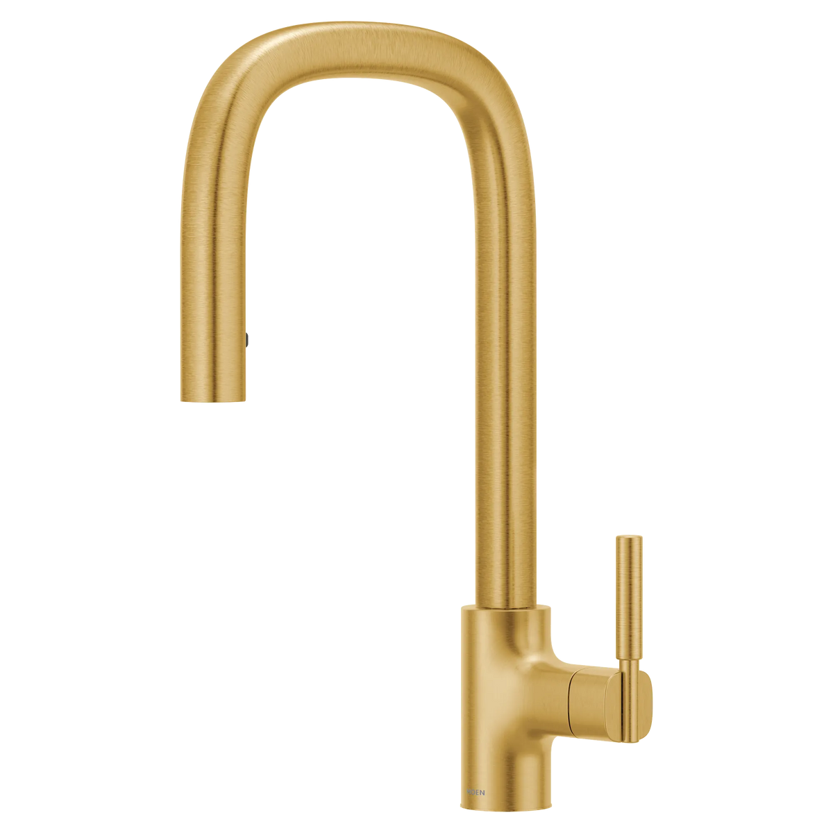Moen Tenon Single-Handle High-Arc Pulldown Kitchen Faucet S74001 in Brushed Gold (S74001BG) - view 14
