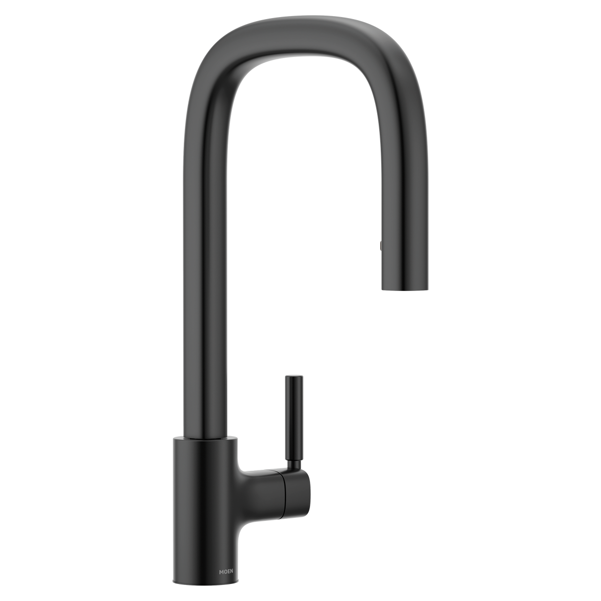 Moen Tenon Single-Handle High-Arc Pulldown Kitchen Faucet S74001 in Matte Black (S74001BL)