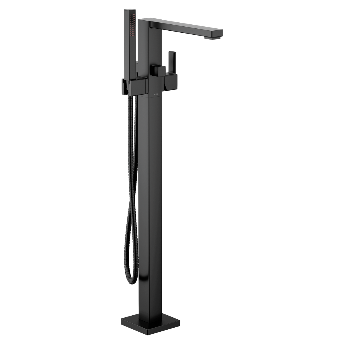 Moen 90 Degree Single-Handle Tub Filler With Hand Shower S905 in Matte Black (S905BL)