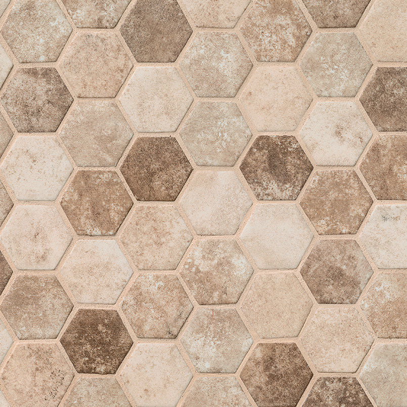 MSI Sandhills Hexagon Glass mosaic (SMOT-GLS-SAND6MM) – MSI product image