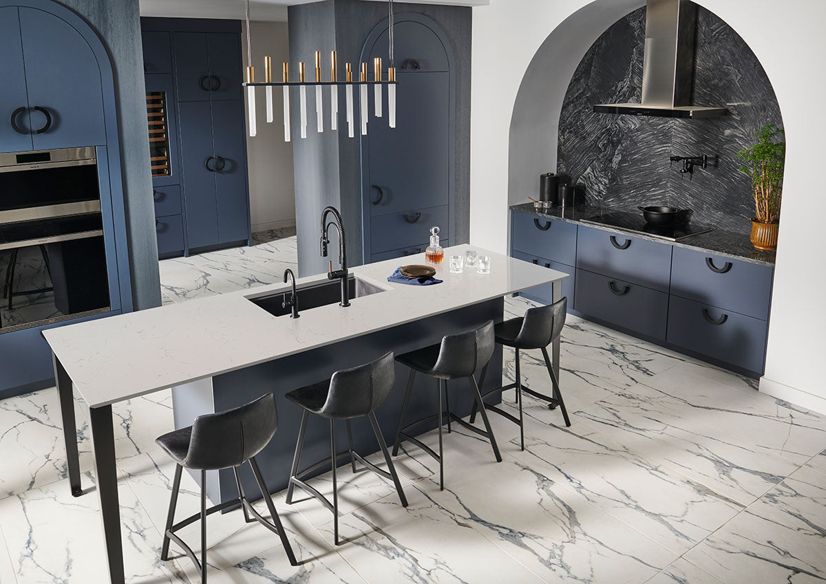 MSI Savoy Azula 24 x 48 Polished Porcelain tile (NSAVAZU2448P) – MSI room scene