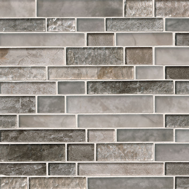 MSI Savoy Interlocking Pattern Glass mosaic (SMOT-GLSIL-SAVOY8MM) – MSI product image