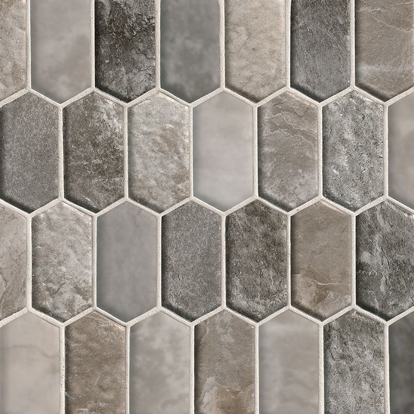 MSI Savoy Picket Pattern Glass mosaic (SMOT-GLSPK-SAVOY8MM) – MSI product image