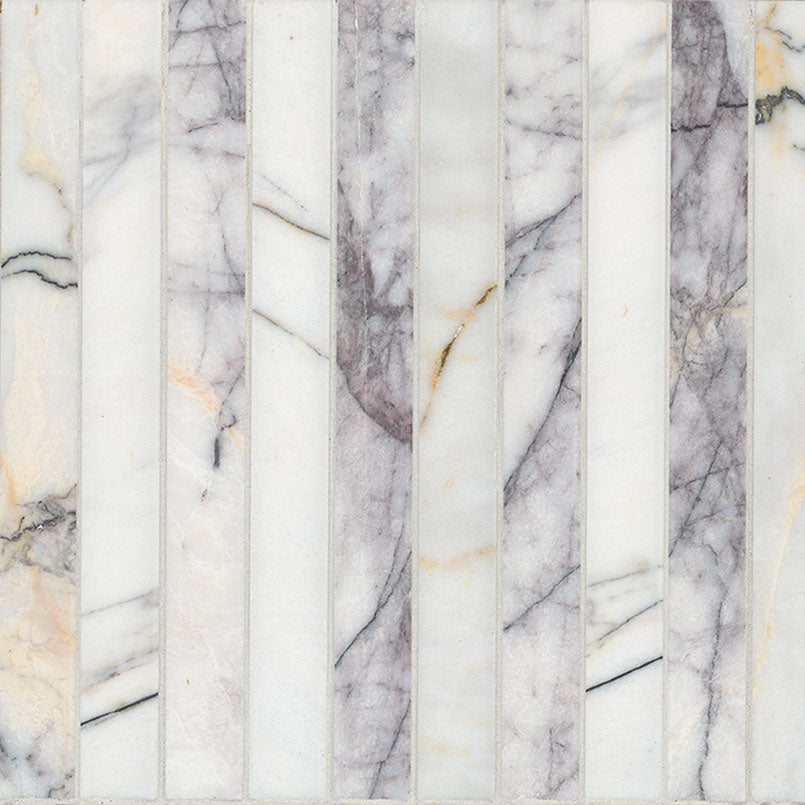 MSI Scollopini Lilac Pattern Honed Marble mosaic (SMOT-SCOLILA-HON13MM) – MSI product image