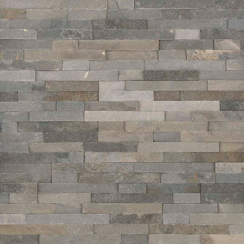 MSI Sedona Grey stacked stone 6 x 6 (LPNLQSEDGRY66COR)