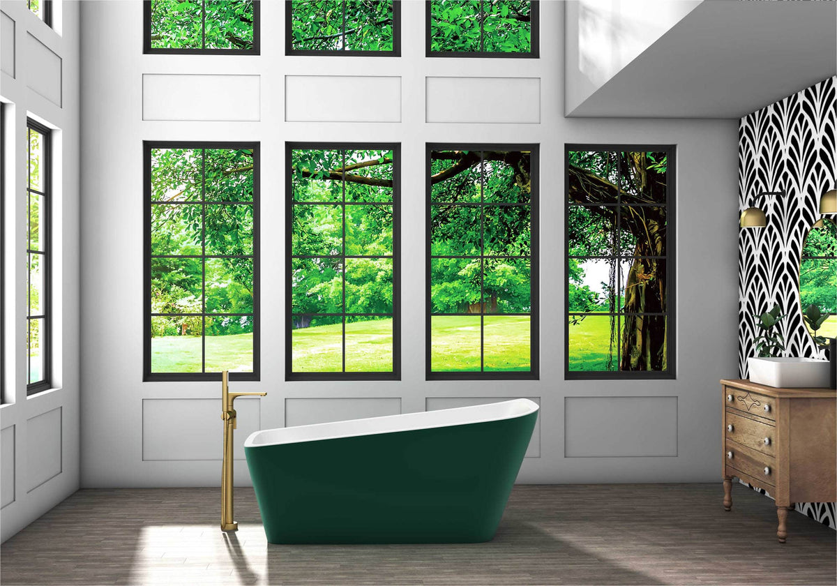 Oceania Sikome 63 Freestanding Bathtub 63" x 31" x 28"