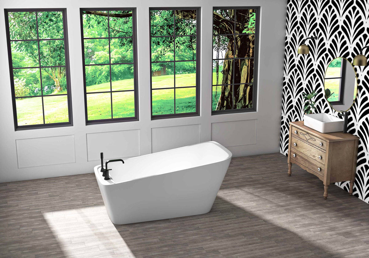 Oceania Sikome 63 Freestanding Bathtub 63" x 31" x 28"