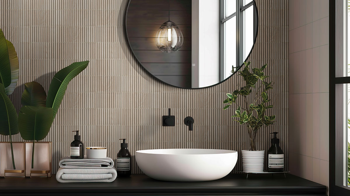 MSI Sinfonia Piano Abedul 4.5 x 9 Matte Porcelain tile (NWGSINPIAABE4.5X9) – MSI room scene (bathroom)