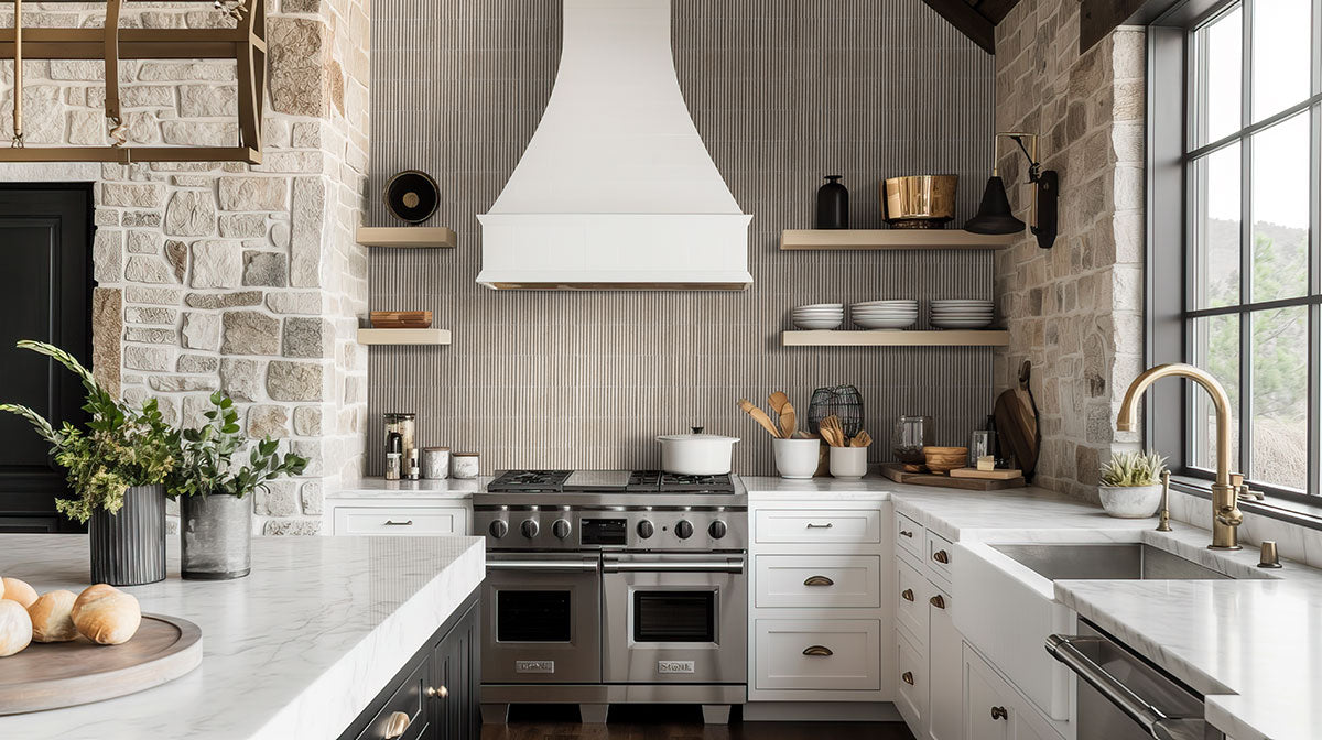 MSI Sinfonia Piano Arena 4.5 x 9 Matte Porcelain tile (NWGSINPIAARE4.5X9) – MSI room scene (kitchen)