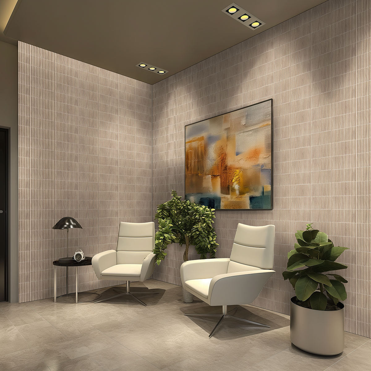 MSI Sinfonia Piano Camel 4.5 x 9 Matte Porcelain tile (NWGSINPIACAM4.5X9) – MSI room scene