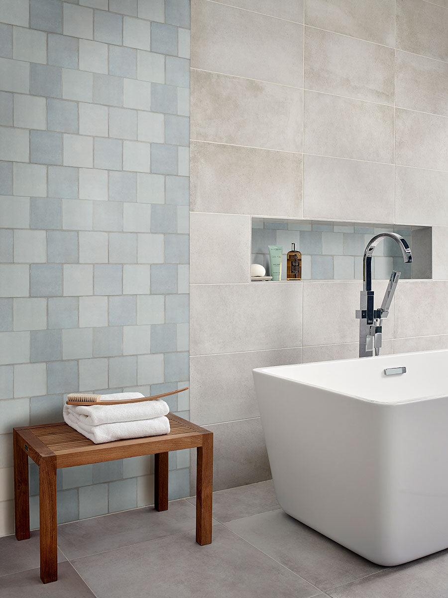 MSI Renzo Sky 5 x 5 Glossy Ceramic tile (NRENSKY5X5) – MSI room scene