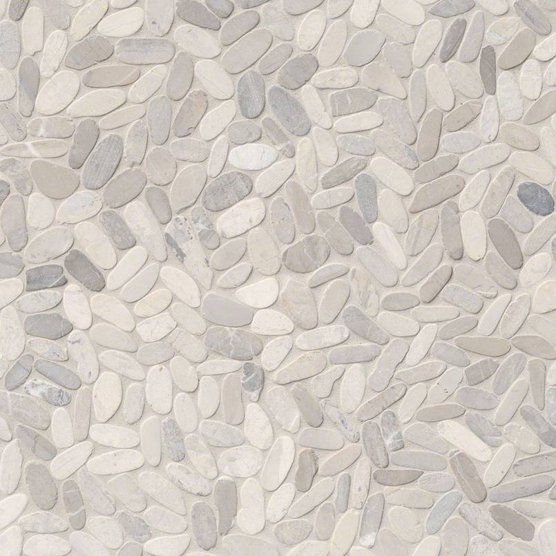 MSI Sliced Pebble Truffle Tumbled Marble mosaic (SMOT-PEB-TRUFFLE) – MSI product image