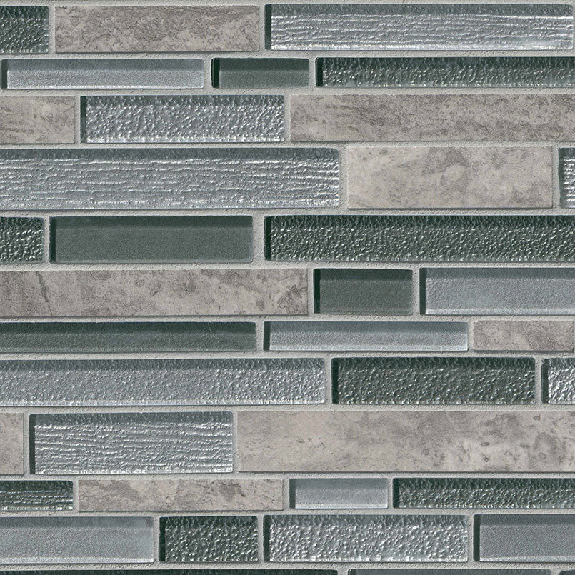 MSI Smoky Alps Interlocking Porcelain Glass mosaic (SMOT-GLSPIL-SMOALP8MM) – MSI product image