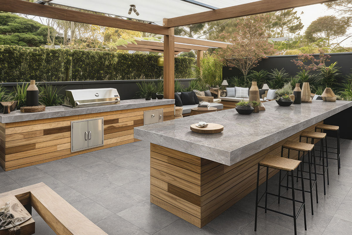 MSI Soreno Grigio 24 x 48 Matte Porcelain paver (LPAVNSORGRI2448) – MSI room scene