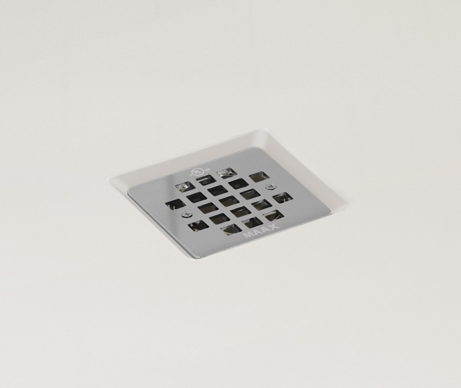 B3Square 6034 Acrylic Alcove Shower Base in White with Left-Hand Drain - Plumbing Market