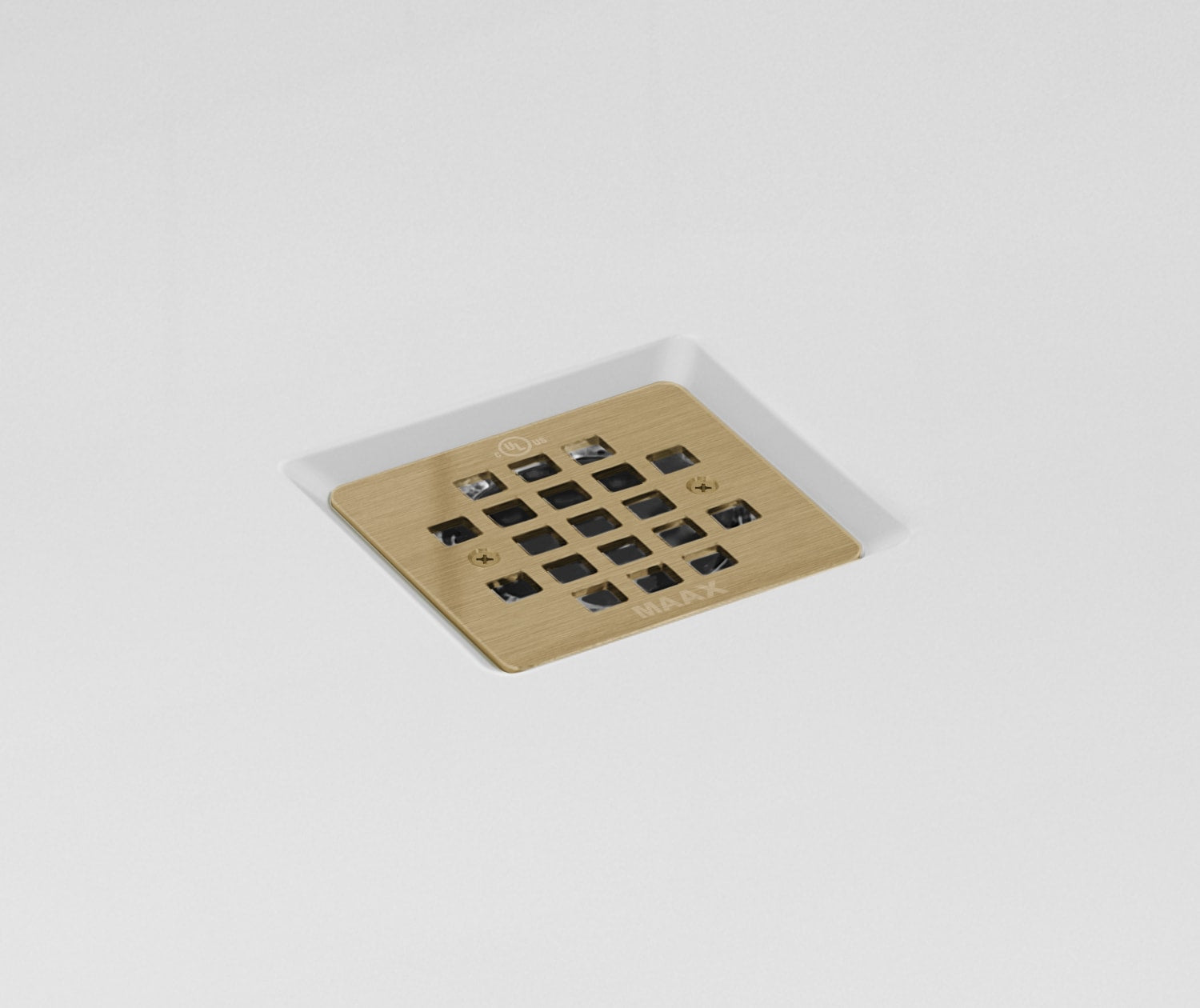 B3Square 6032 Acrylic Alcove Shower Base in White with Left-Hand Drain - Plumbing Market