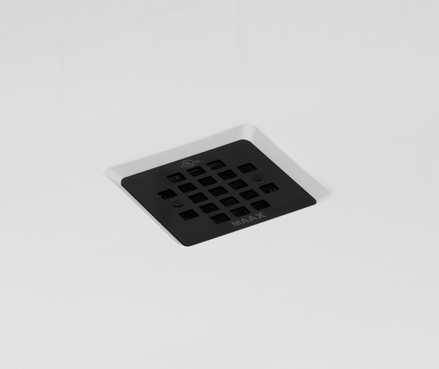 B3Square 6034 Acrylic Alcove Shower Base in White with Left-Hand Drain - Plumbing Market