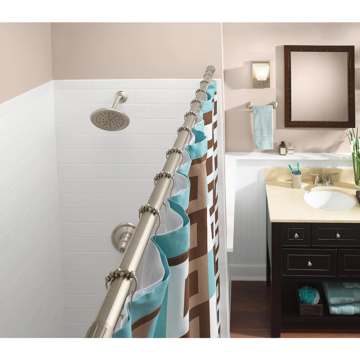 Moen Shower Curtain Rings SR2100 in Brushed Nickel (SR2100BN) - view 13