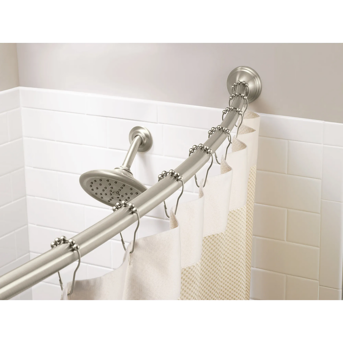 Moen Shower Curtain Rings SR2100 in Brushed Nickel (SR2100BN) - view 10