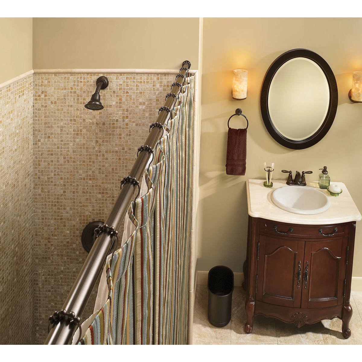 Moen Shower Curtain Rings SR2100 in Old World Bronze (SR2100OWB) - view 3