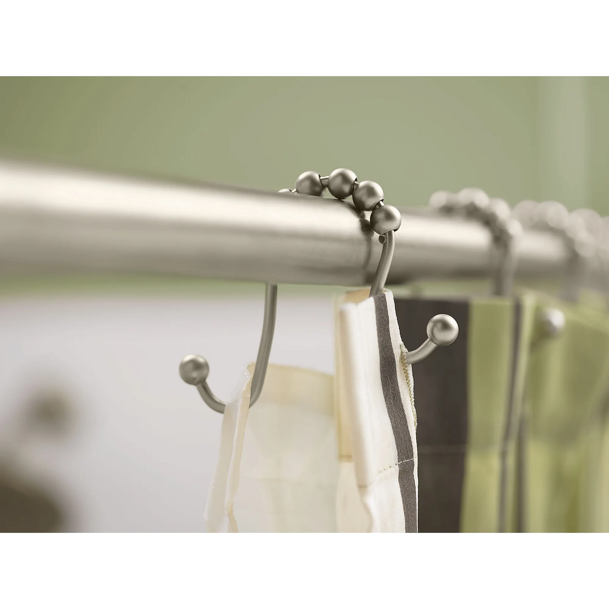 Moen Shower Curtain Rings SR2201 in Brushed Nickel (SR2201BN) - view 2