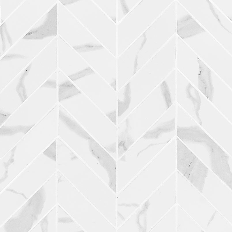 MSI Eden Statuary Chevron 12 x 15 Matte Porcelain mosaic (NEDESTACHE12X15) – MSI product image