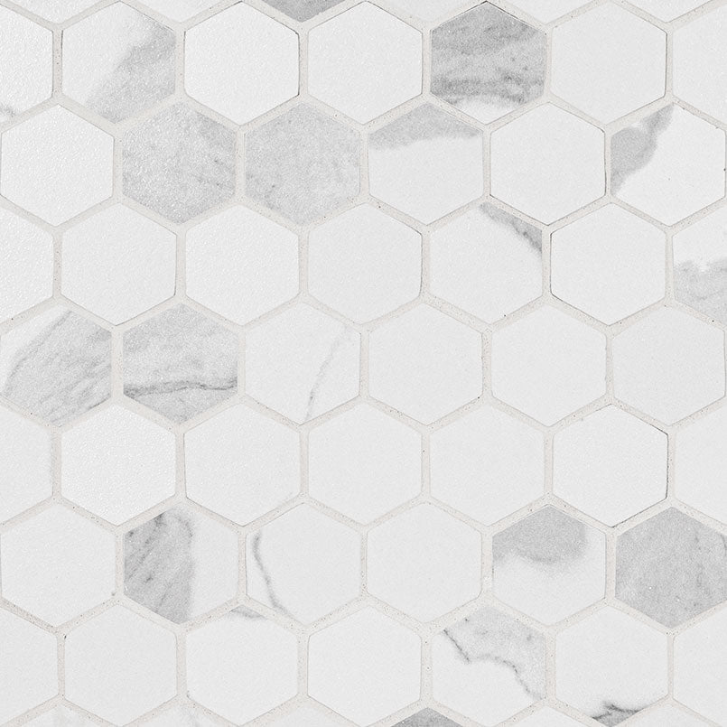 MSI Eden Statuary 2 x 2 Matte Porcelain mosaic (NEDEST2X2HEX) – MSI product image